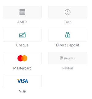 payment methods