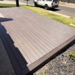 Composite decking in Modbury low maintenance outdoor flooring