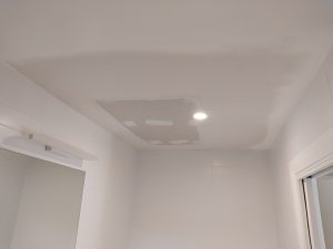 Gyprock patch and sand - Elizabeth