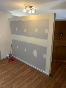 Ceiling plasterboard repair - Elizabeth