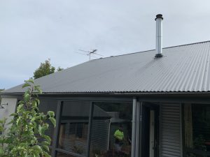 Metal roof repair and flashing work Brahma Lodge
