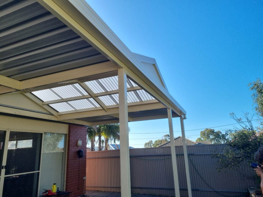 steel pergola gable